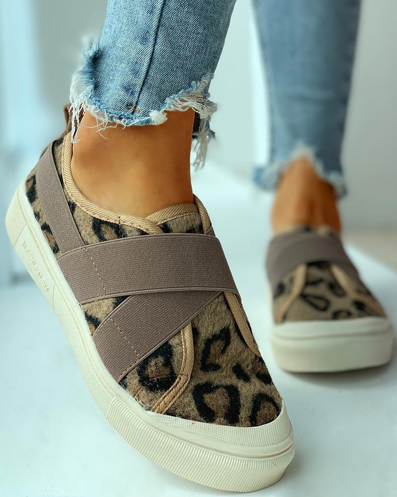 Print Breathable Casual Sneakers