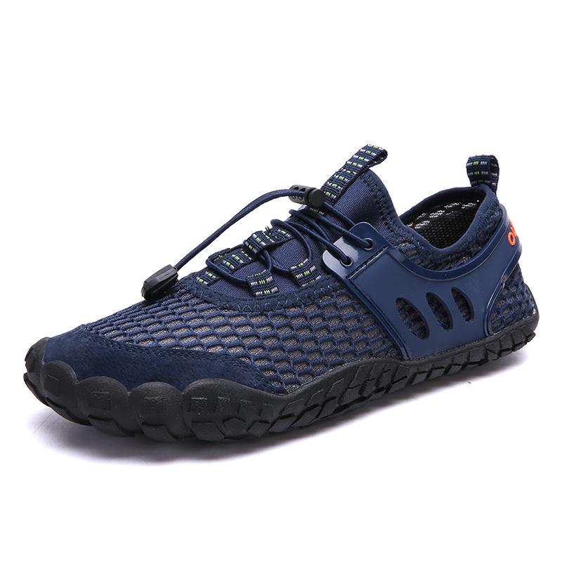Men's large size outdoor wading shoes fabric is breathable leisure men's shoes sport climbing shoes