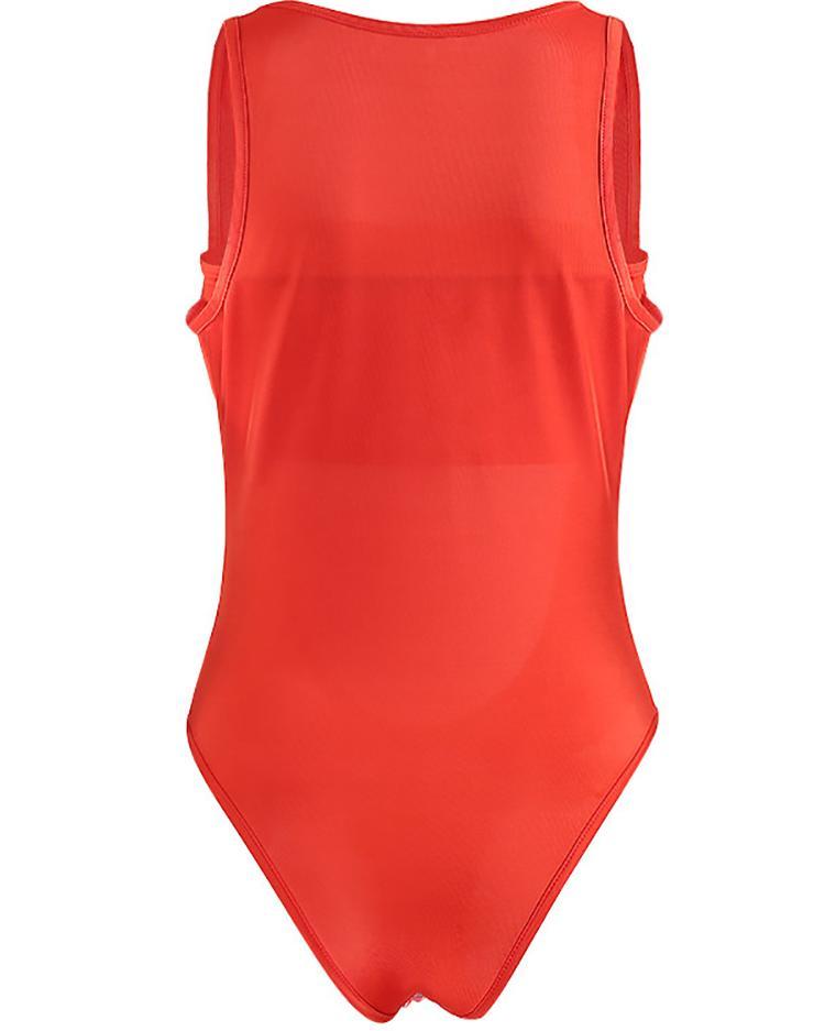 Cut Out Front One Piece Swimsuit