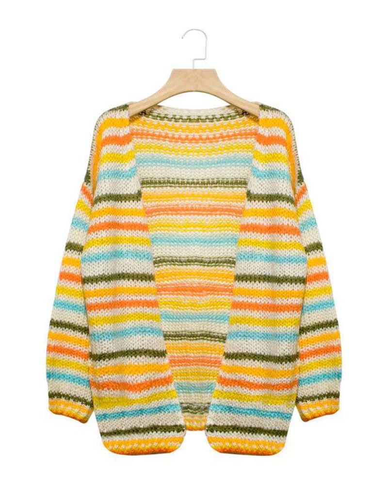 MultiStyle Open Front Cardigan