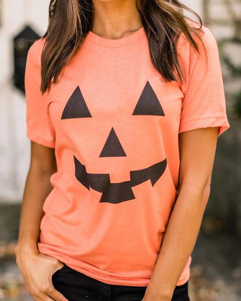 Halloween Themed Long Sleeve T-Shirt