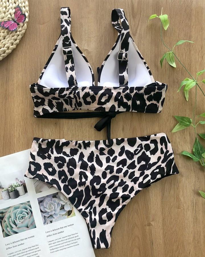 Leopard Printed Sexy Bikini Set