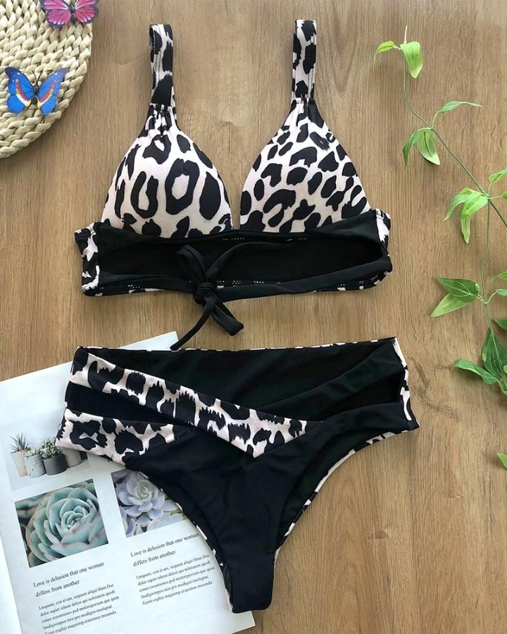 Leopard Printed Sexy Bikini Set