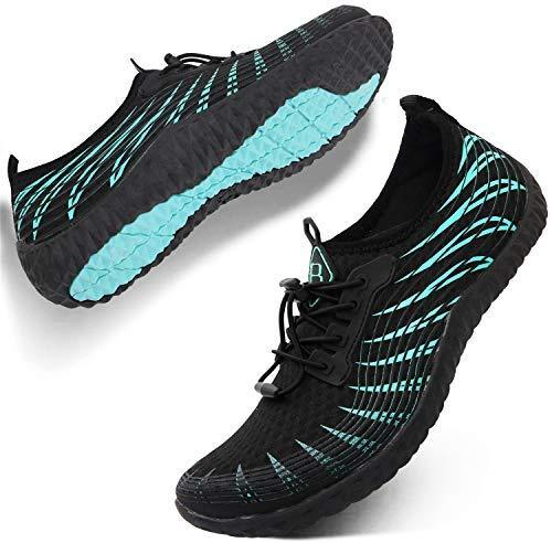 Womens Mens Water Sports Shoes Outdoor Quick Dry Barefoot Athletic Aqua Shoe for Beach Swim Pool Surf Diving Yoga