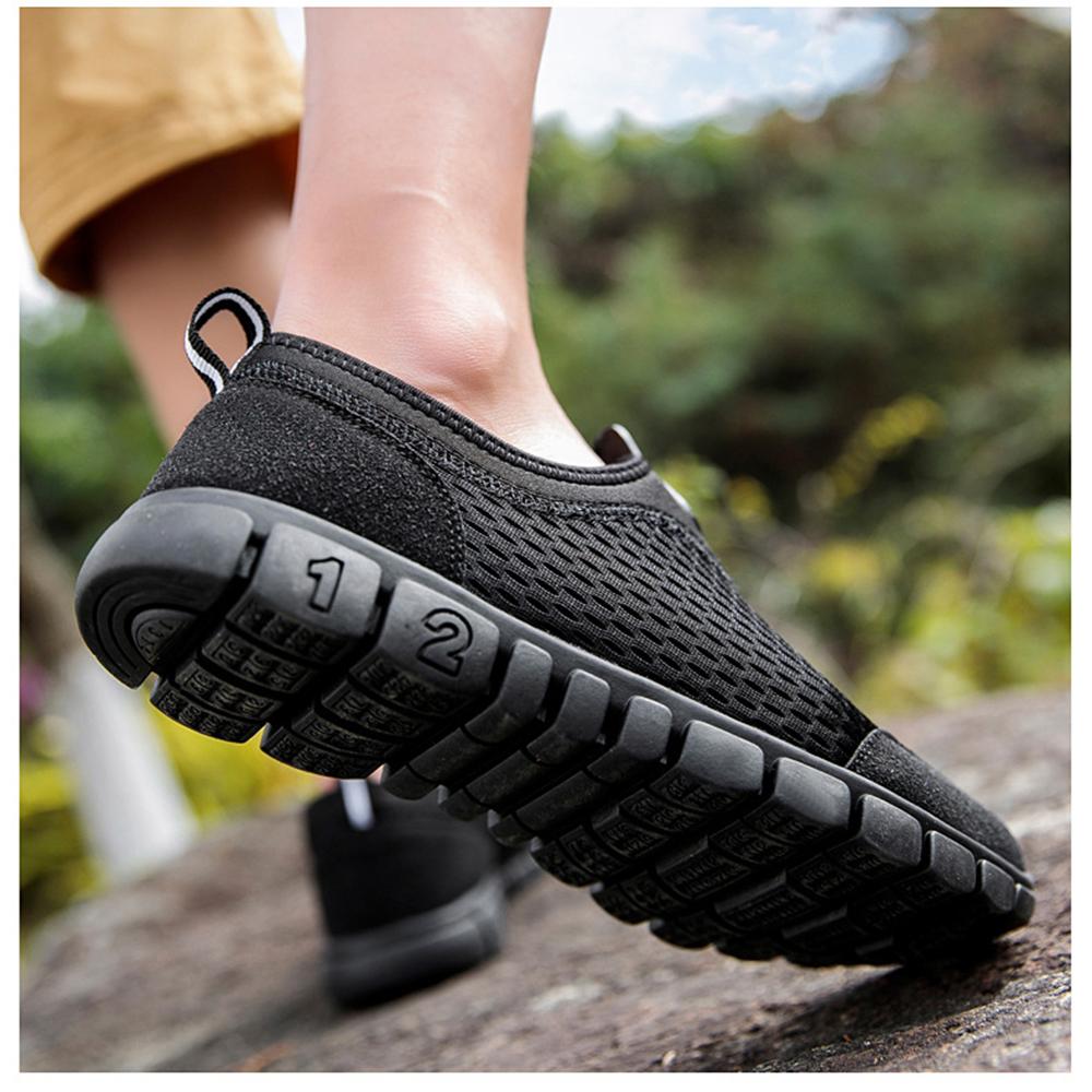 Men's Mesh Breathable Non Slip Outdoor Slip On Casual Sneakers