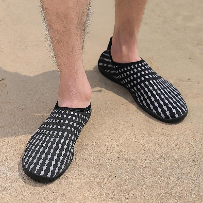 Men's Mesh Water Boating Upstream Slip Resistant Soft Diving Shoes
