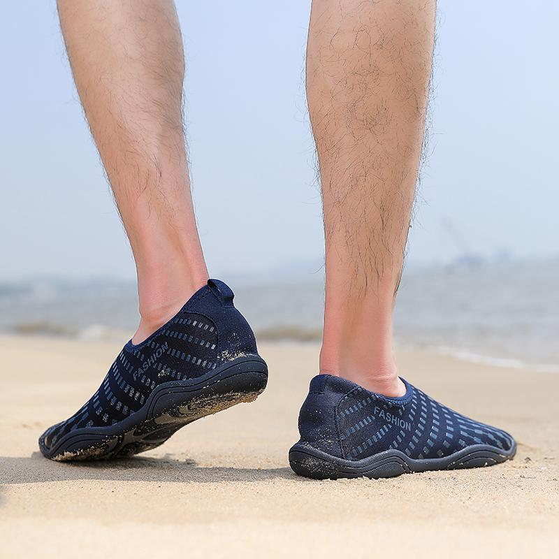 Men's Mesh Water Boating Upstream Slip Resistant Soft Diving Shoes