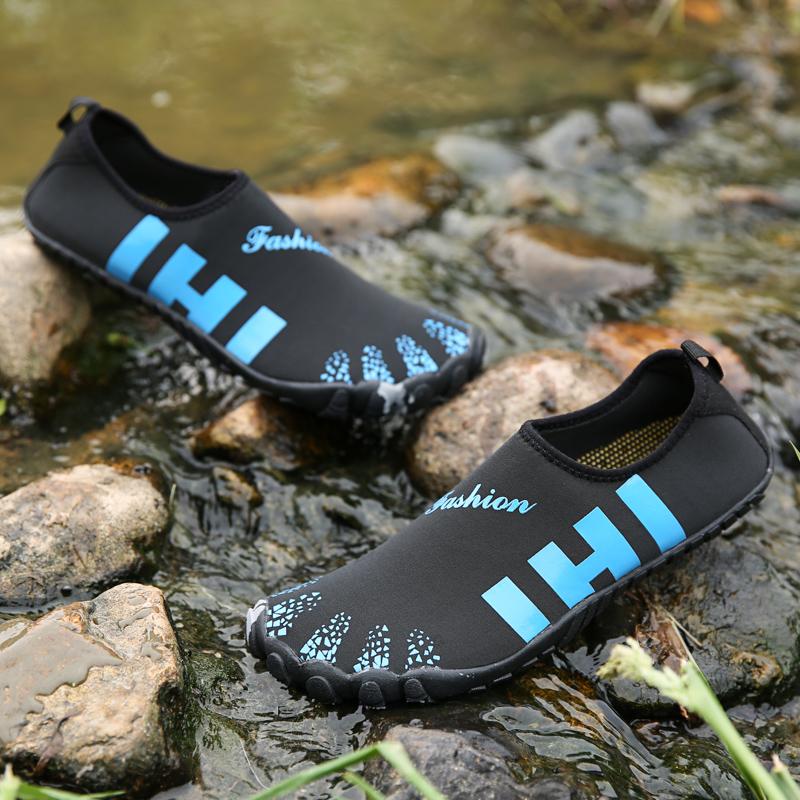 Men's Large Size Fabric Multifunctional Snorkeling Water Shoes