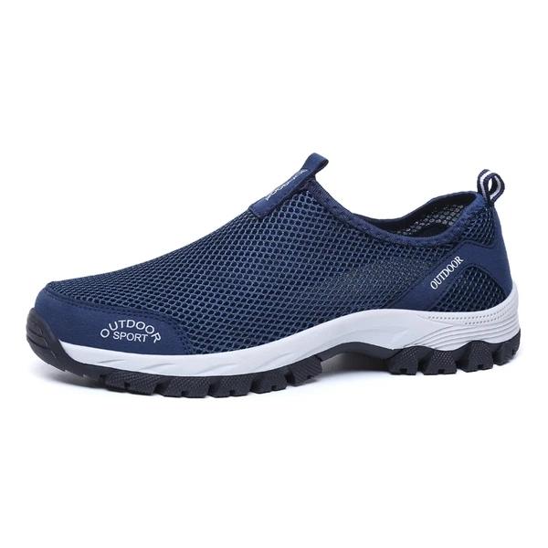 Men Outdoor Walking Shoes Trainers Breathable Slip-on Casual Shoe