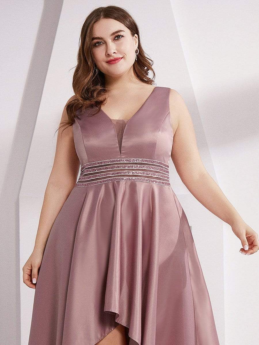 Women's Plus Size Asymmetric High Low Cocktail Party Dresses
