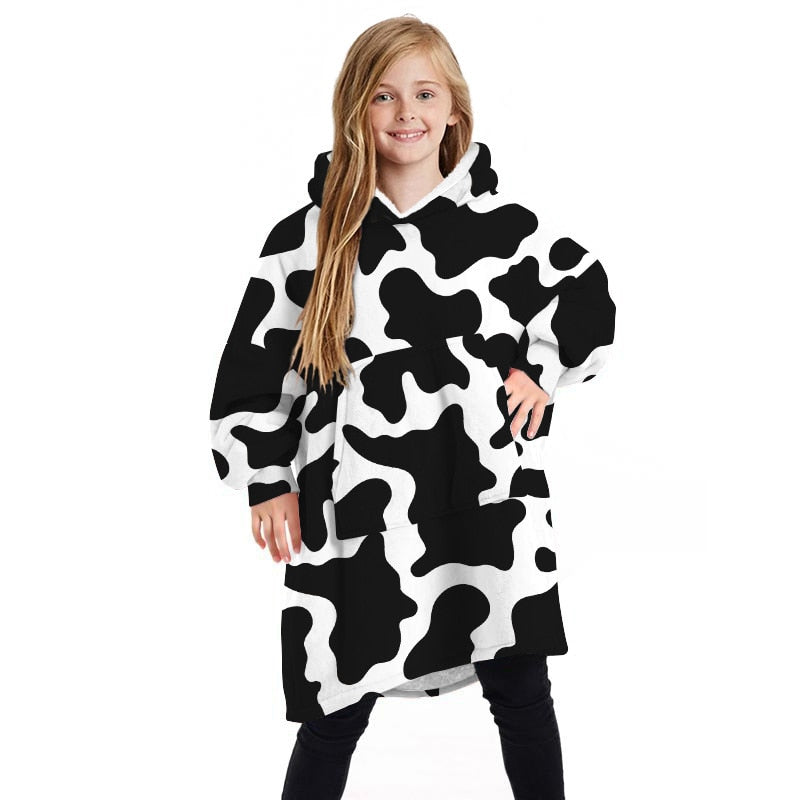 Comfy Kids Hoodie - Cow