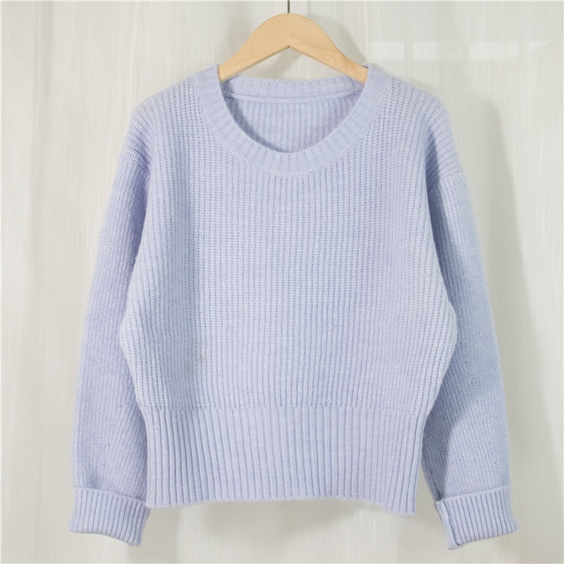 Minimalist Long Sleeve Casual Sweater