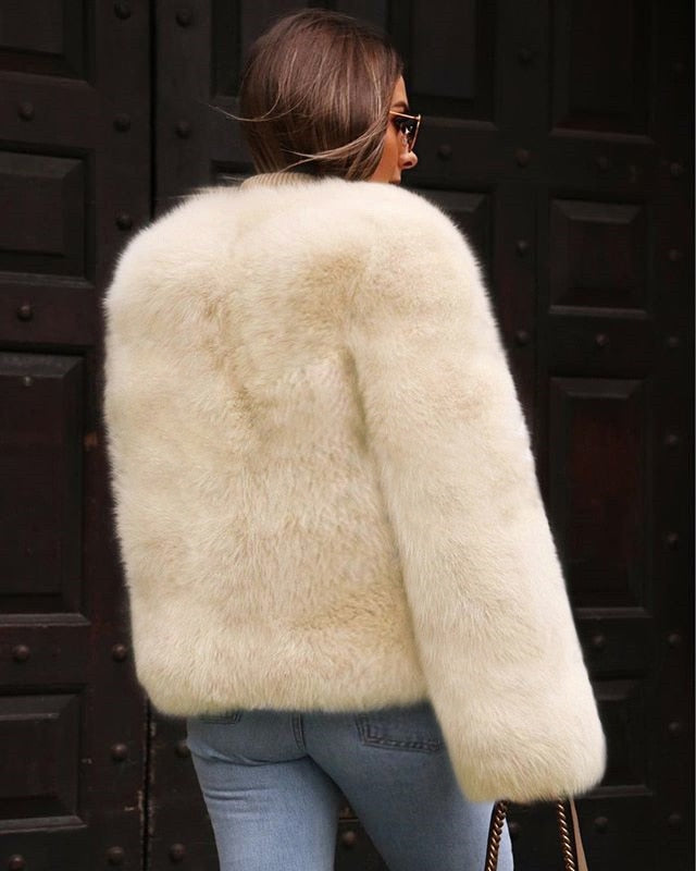 Fluffy Faux Fur Jacket