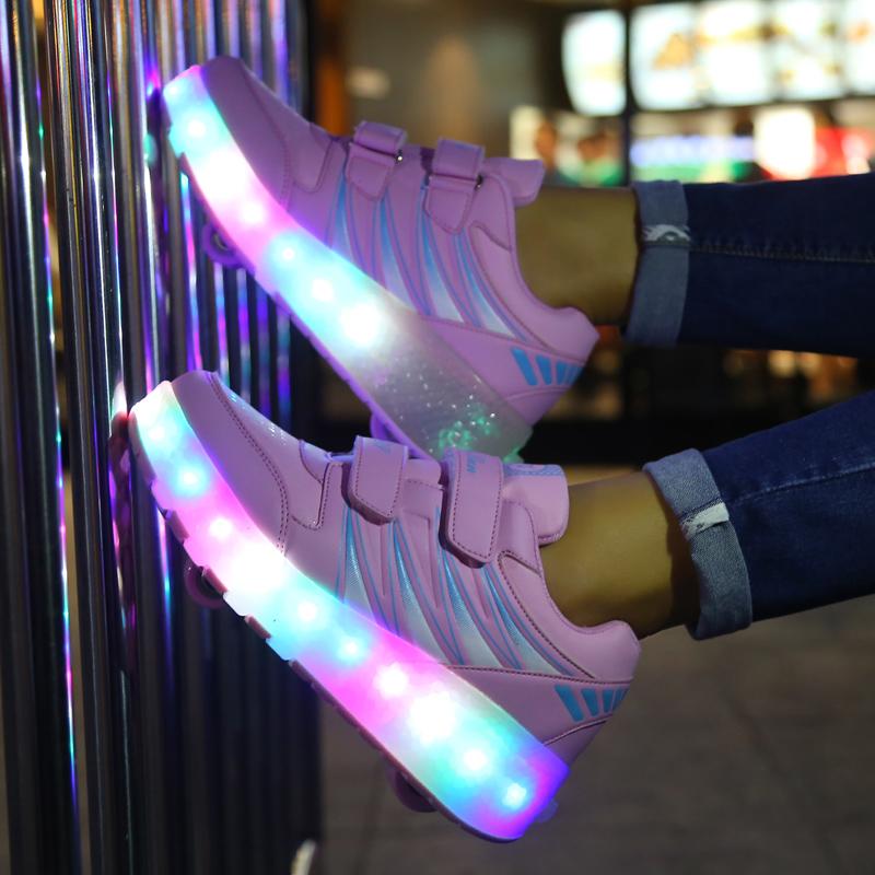 Fashion LED Light Up Roller Skates - kids