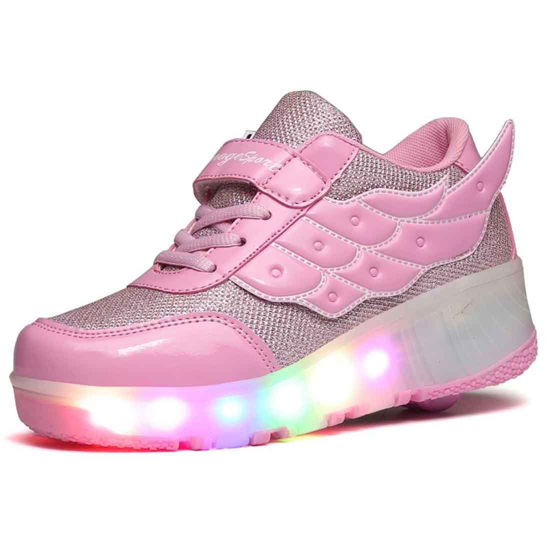 Comfortable Mesh Surface Roller Shoes - kids