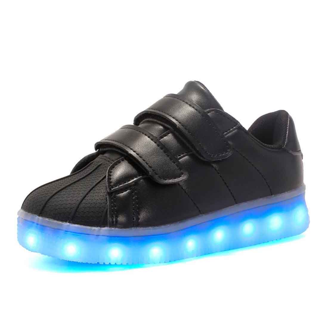 Fashion LED Light Up Shoes USB Charging Sneakers - kids