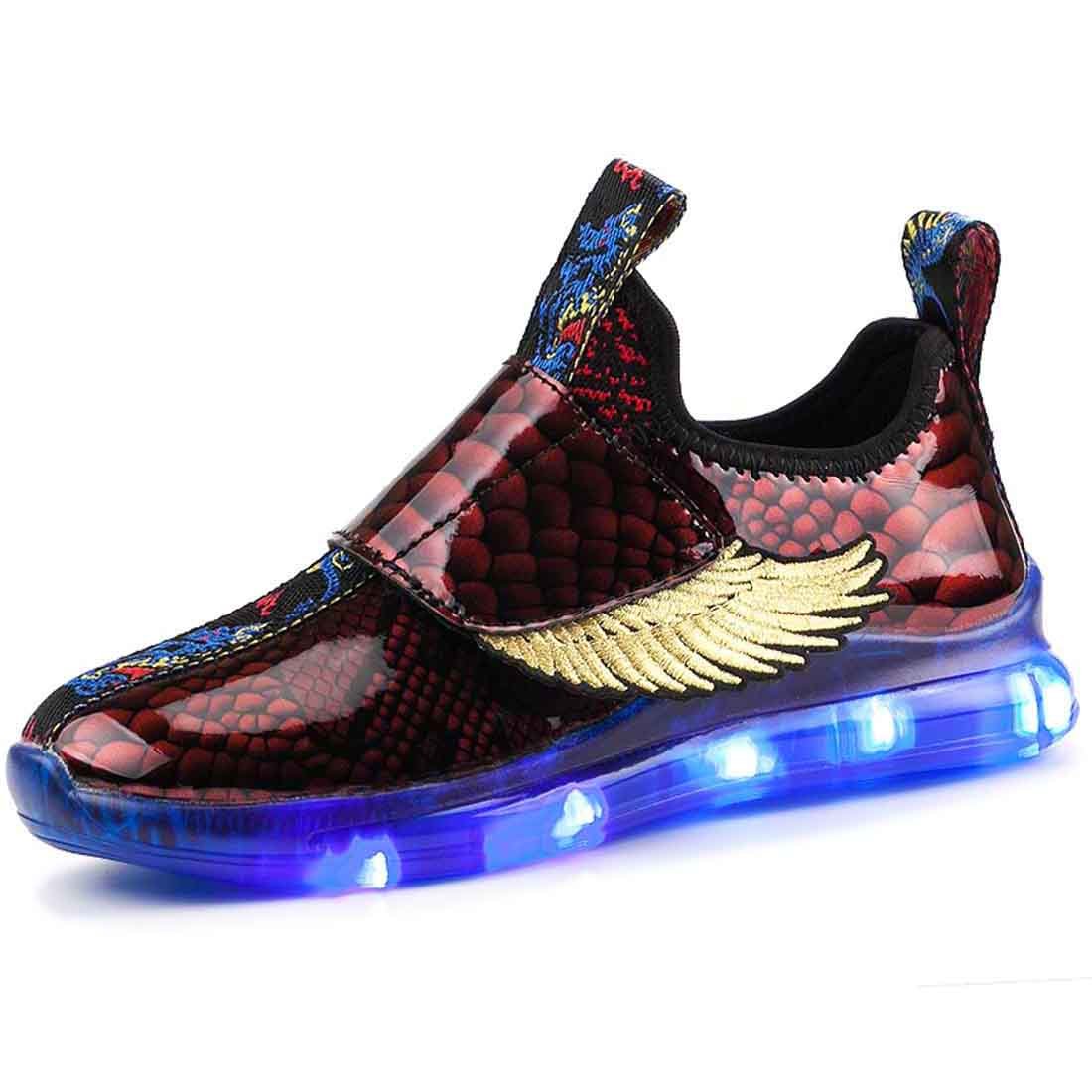 7 Colors LED Flashing Rechargeable Sneakers - kids