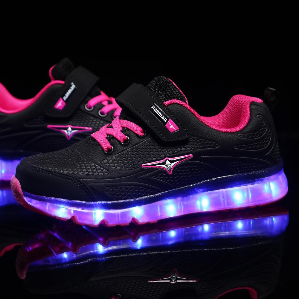 Fashion Luminous Sneakers Light Up Shoes - kids