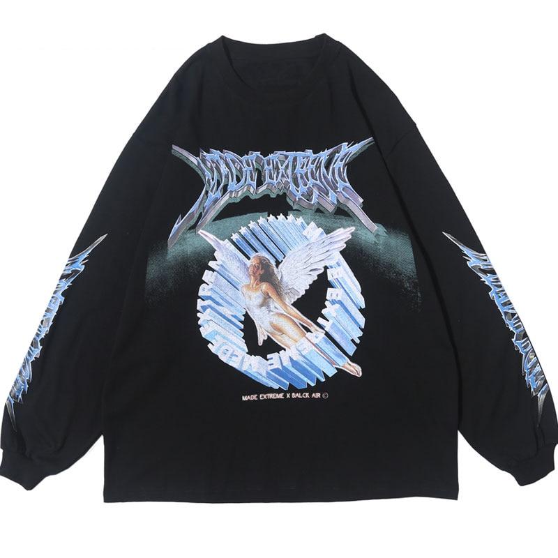 3D Angel Print Sweater