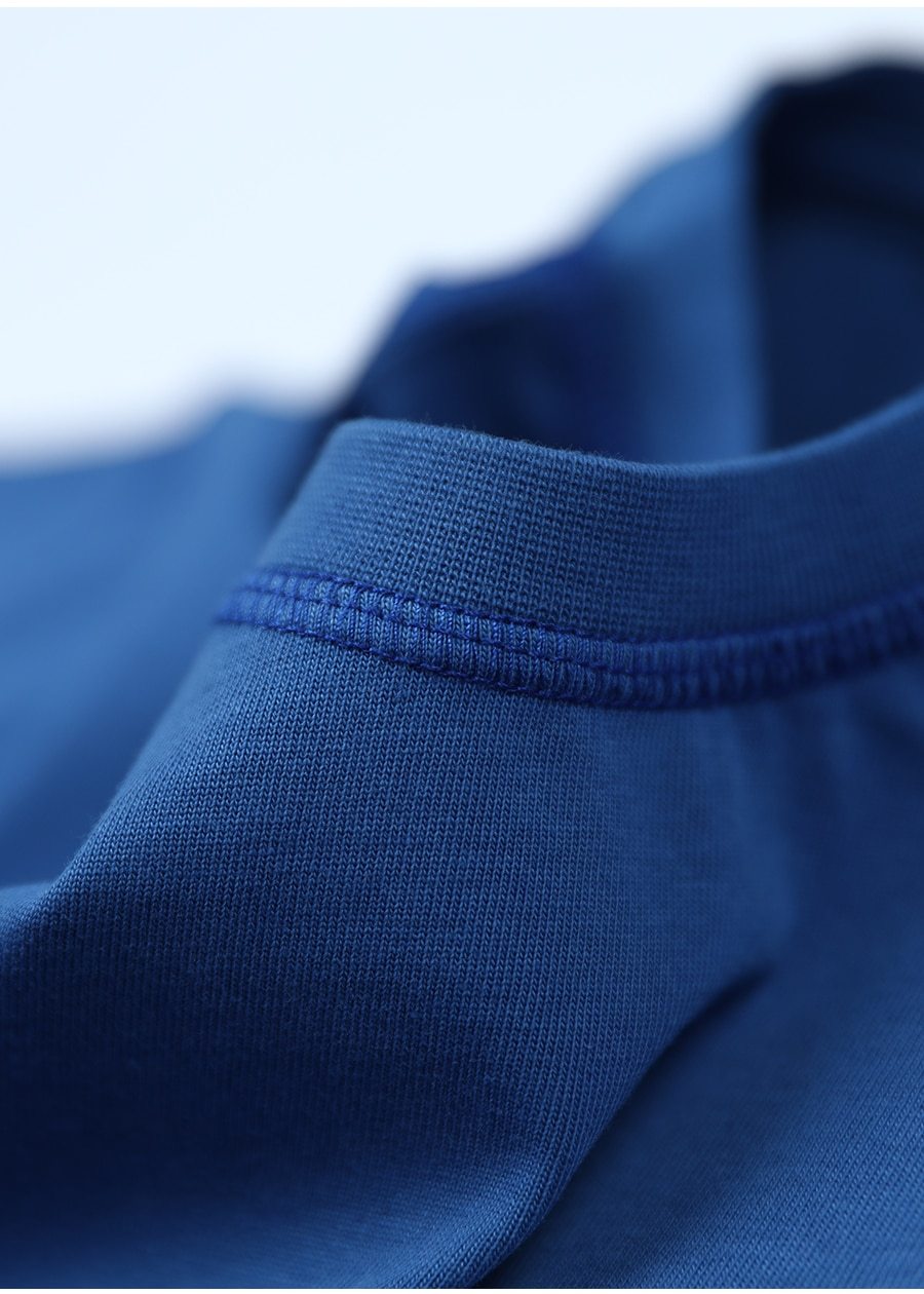 T-Shirt Men 100% Cotton Embroidered Casual t shirt Basics O-neck High