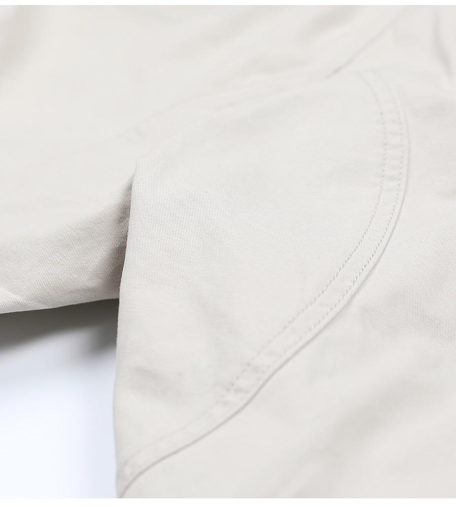 Cargo Shorts Men 100% Color Slim Fit Male Wash Vintage Short