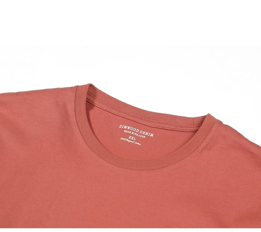 new back letter print T-shirt Men 100% cotton