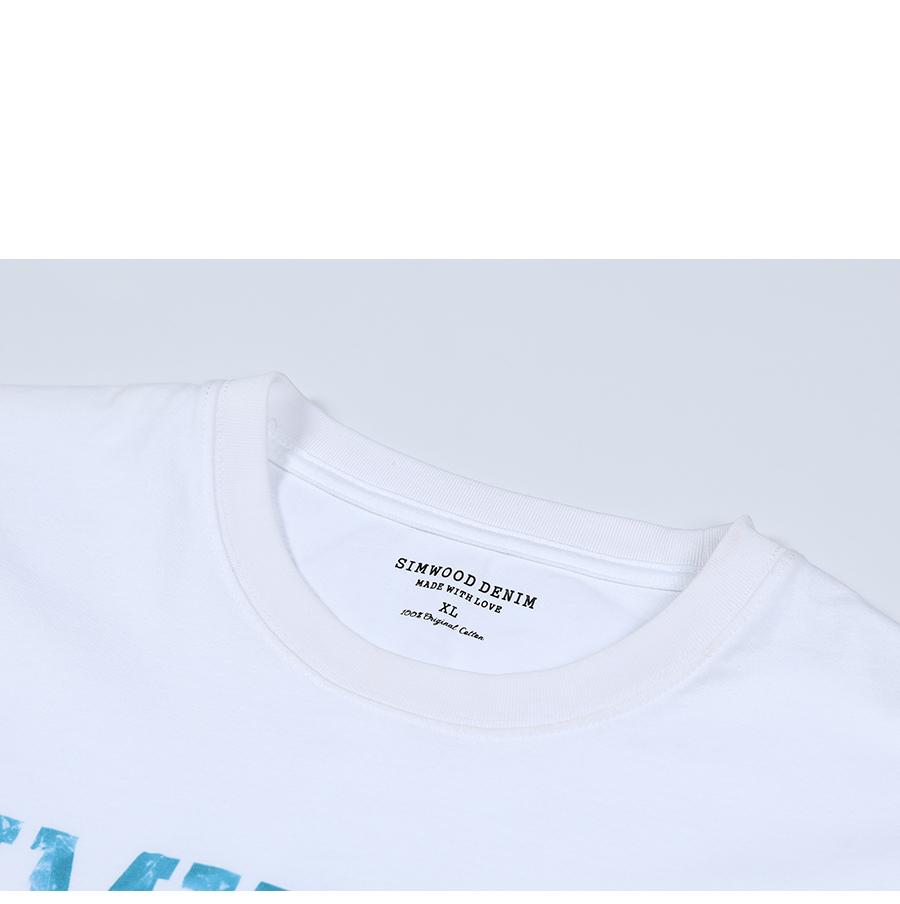spring summer new letter print t-shirt 100% cotton t