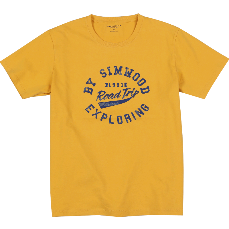 2020 Summer New Crack Letter Print T-shirt Men 100% cotton