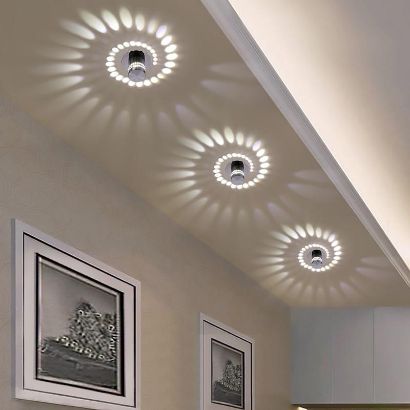 Deco26 Modern Swirl LED Ceiling Light